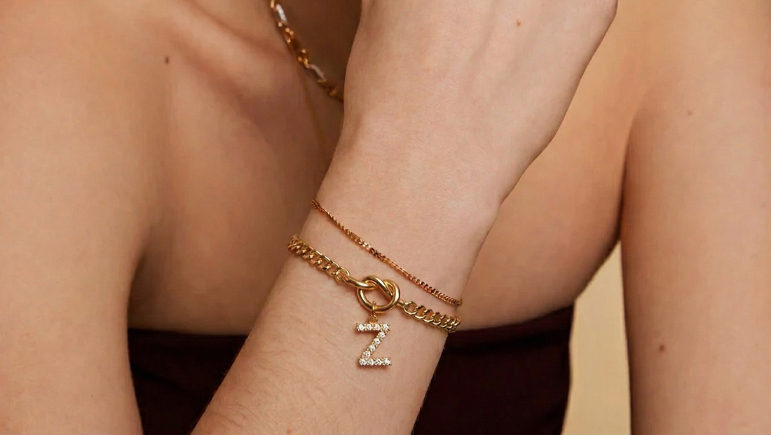 Meaningful personalized jewelry with initials and birthstones