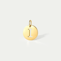 The Silhouette Initial Disc Charm