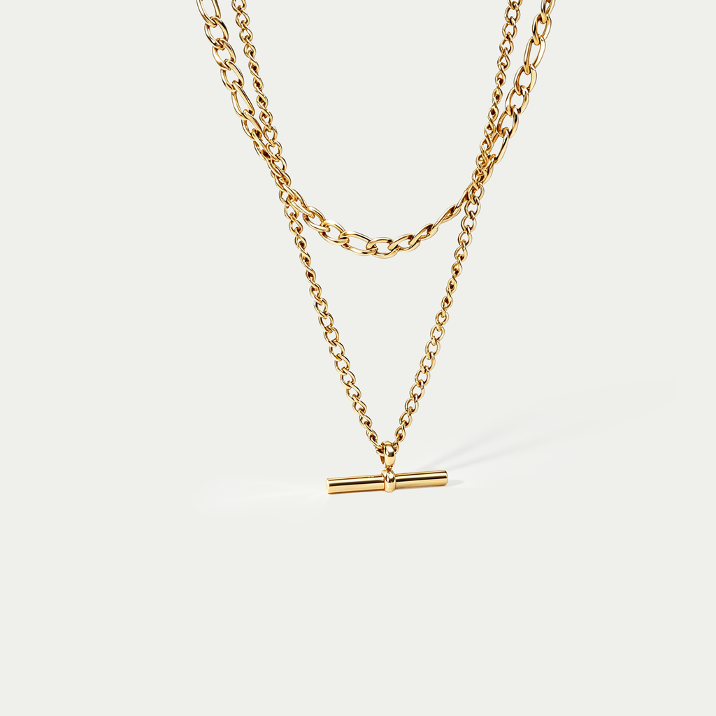 The Sovereign Toggle Chain & Earring Set