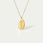 The Botanical Month Flower Pendant Necklace