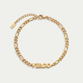 The Custom Zodiac Identity Figaro Chain | 2-in-1 Bracelet & Anklet