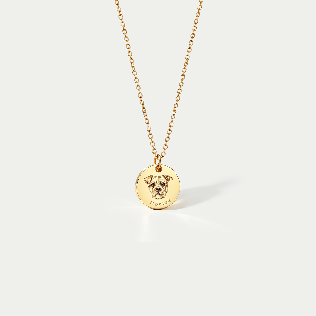 The Cherished Pet Portrait Pendant