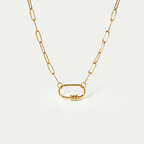 The Sunburst Carabiner Paperclip Chain Necklace