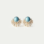 The Mist Aura Sunburst Fan Studs