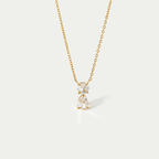 The Solitaire Birthstone Droplet Necklace