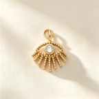 Astar Vintage Talisman Pendant Only | 18K Gold Plated PVD Waterproof DIY Charm for Living Clasp