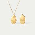 The Botanical Month Flower Pendant Necklace
