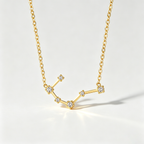The Star-Map Constellation Necklace | 18K Gold Plated Crystal Link Piece