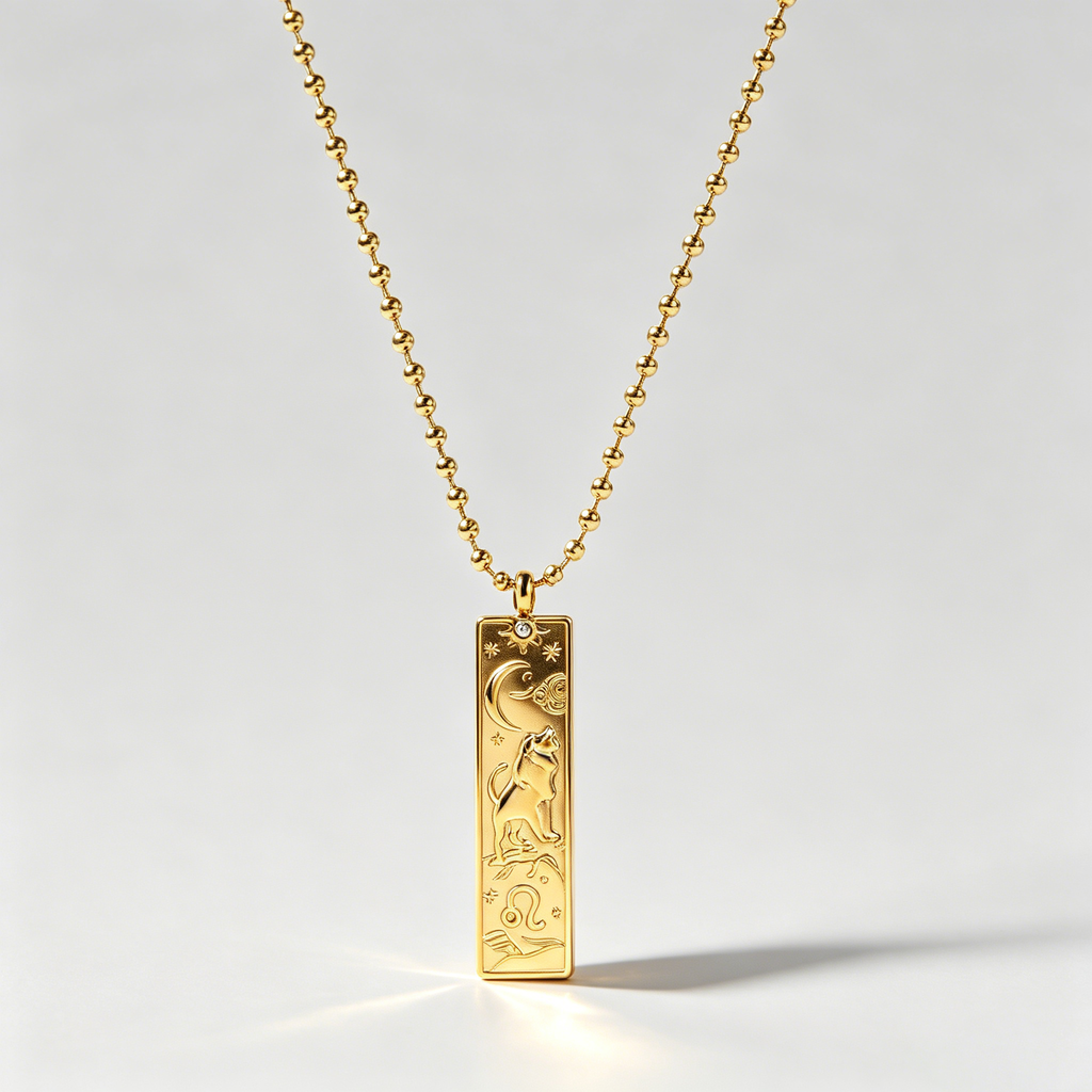 The Zodiac Arcana Tarot Necklace | 18K Gold Plated Cosmic Talisman