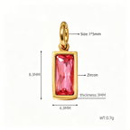 The Solaris December Birthstone Charm