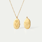 The Botanical Month Flower Pendant Necklace