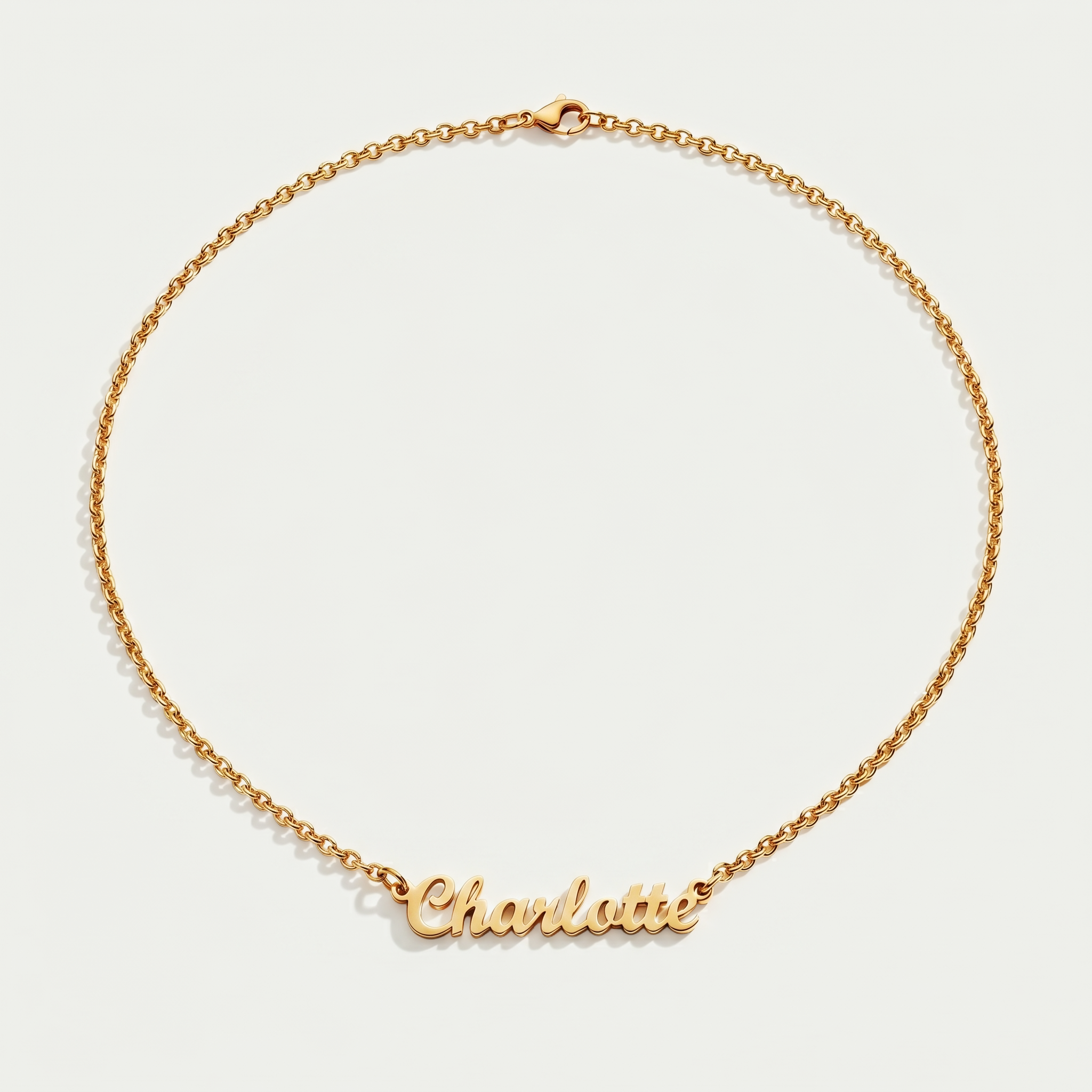 The Signature Name Necklace | 18K Gold Plated Bespoke Font Jewelry
