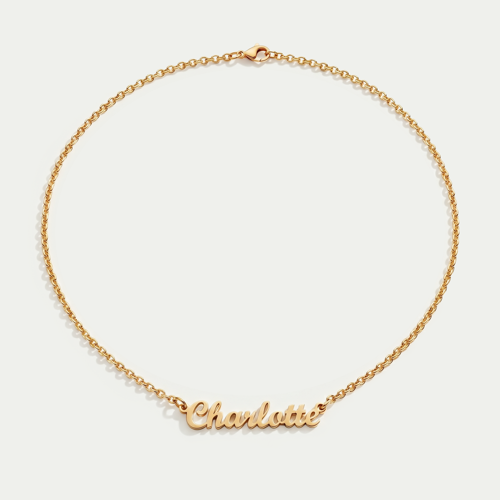 The Classic Script Custom Nameplate