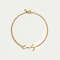 The Aura Script Name Bracelet | 18K Gold Plated Floating Identity Jewelry