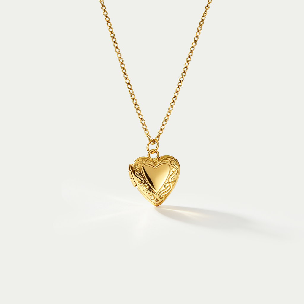 The Vintage Heart Photo Locket