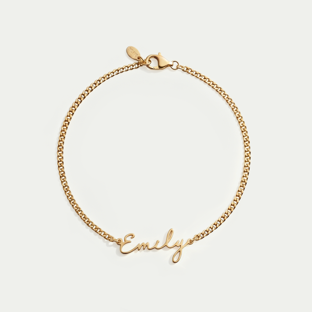 The Minimalist Engraved Name Bangle