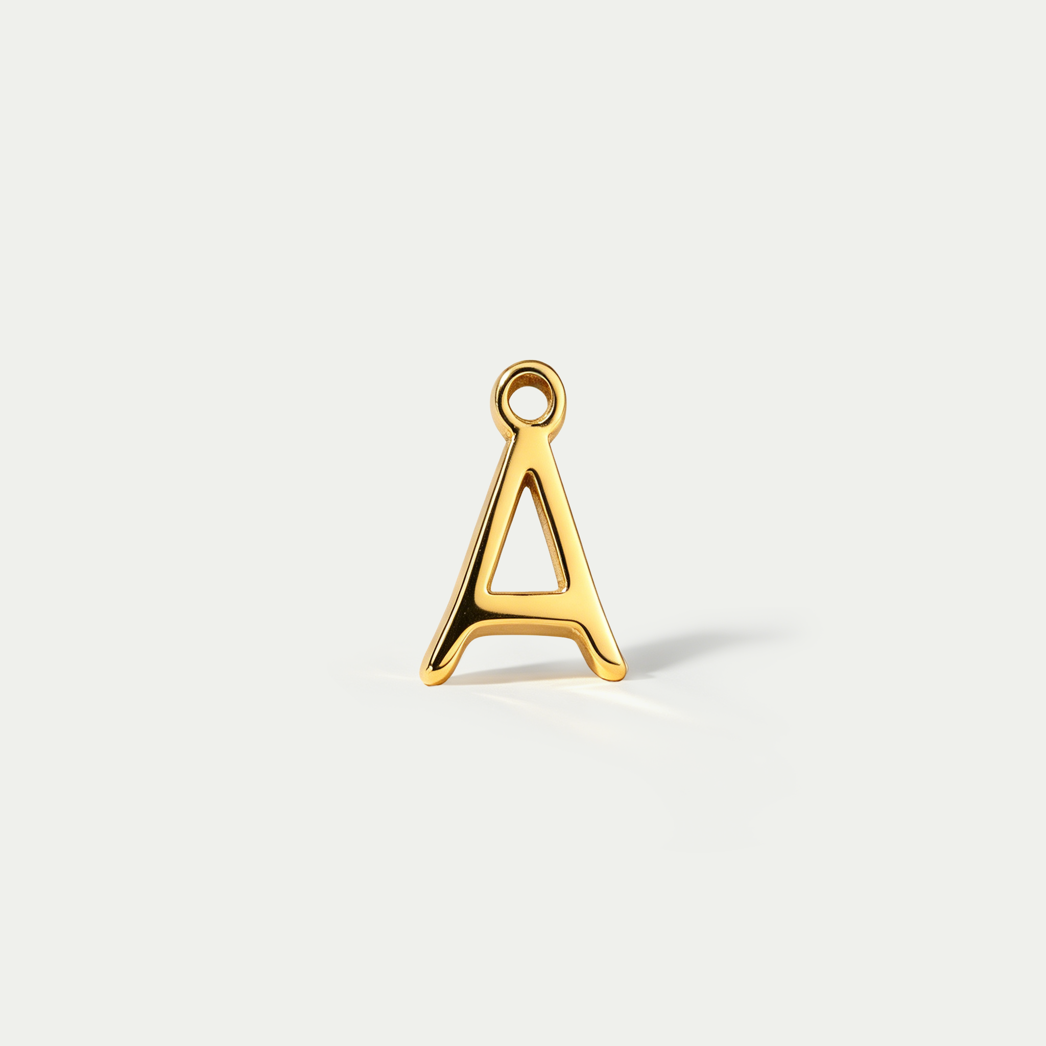 The Minimalist Initial Charm | 18K Gold & Silver Identity Atelier Piece