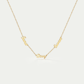 The Intertwined Multi-Name Necklace