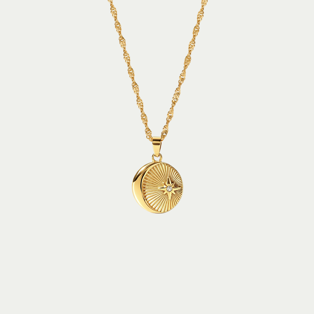 The Midnight Cosmos Moon & Star Chain
