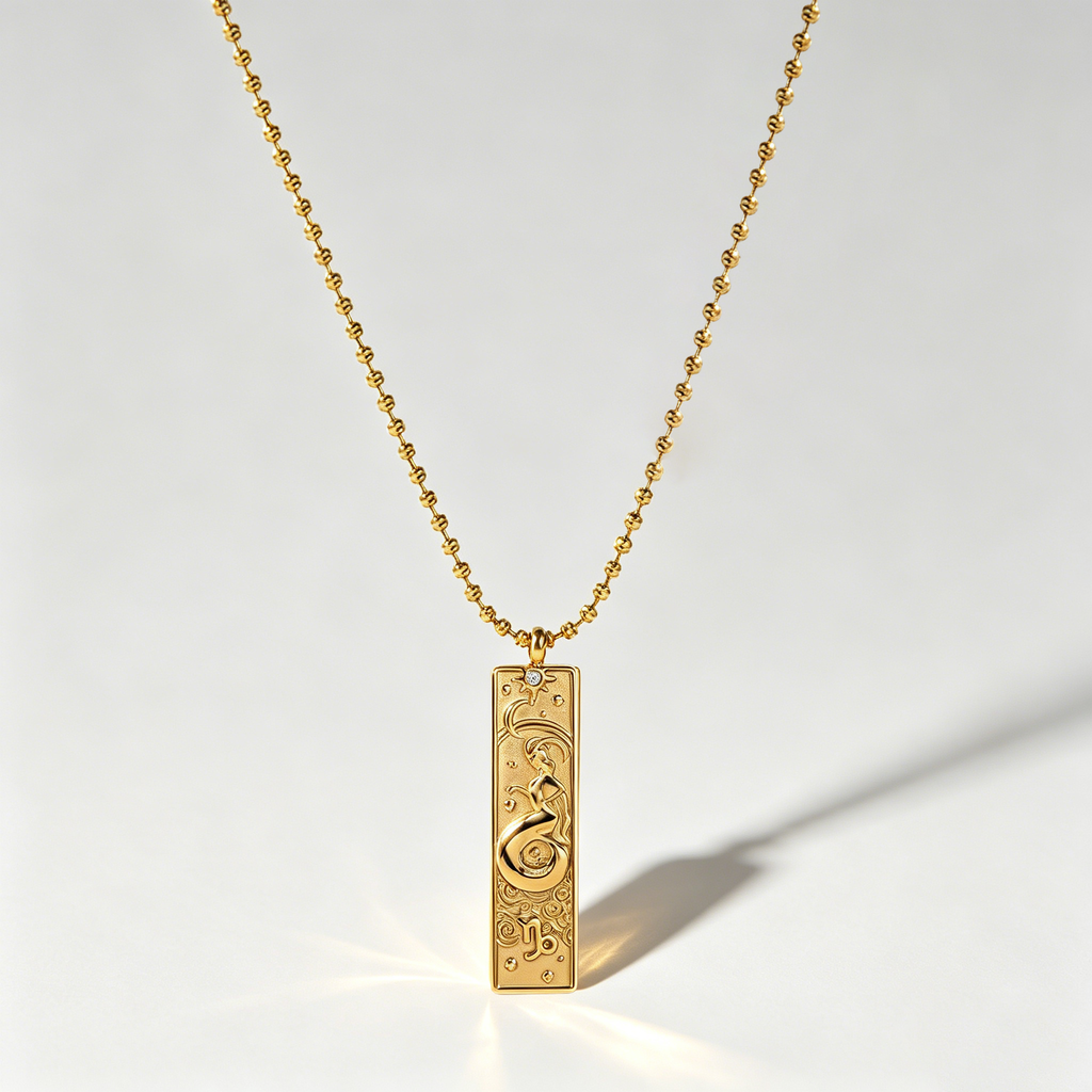 The Zodiac Arcana Tarot Necklace | 18K Gold Plated Cosmic Talisman