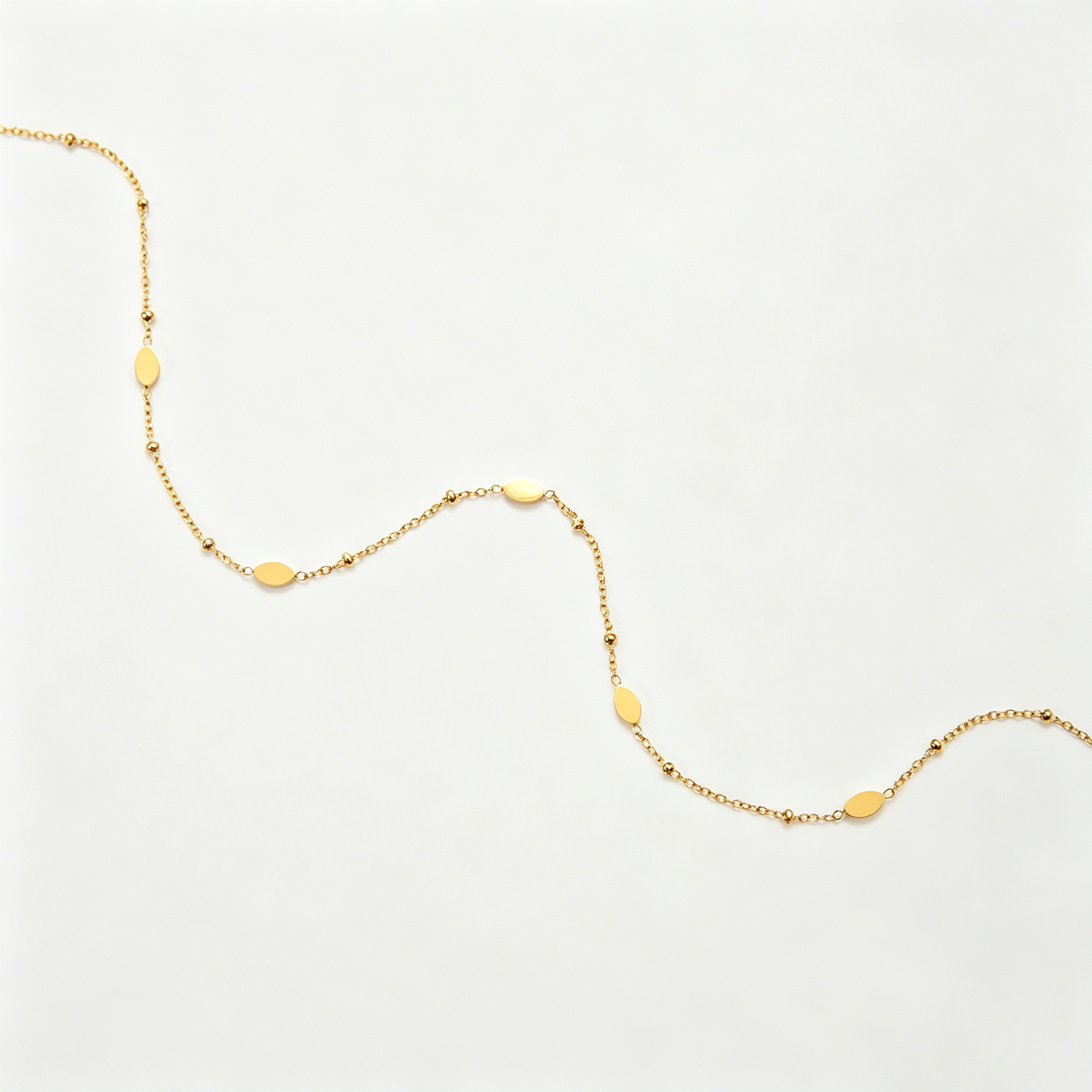 Astra Marquis Cubic Zirconia Layering Chain Necklace - 18K Gold Plated