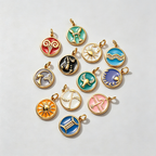 The Arcana Enamel Zodiac Medal