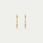 The Luminary Linear Crystal Droplet Earrings