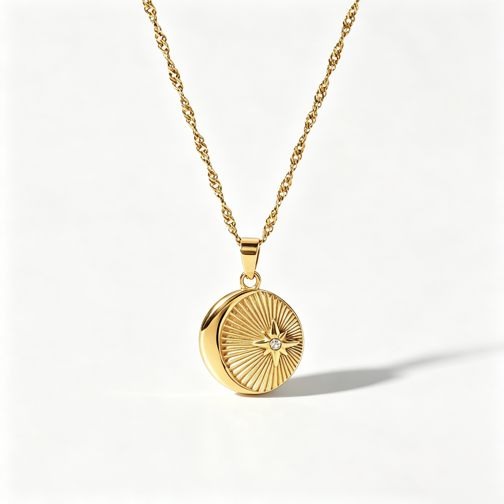 The Selene & Stella Celestial Necklace | 18K Gold Plated Colorful Cosmic Piece