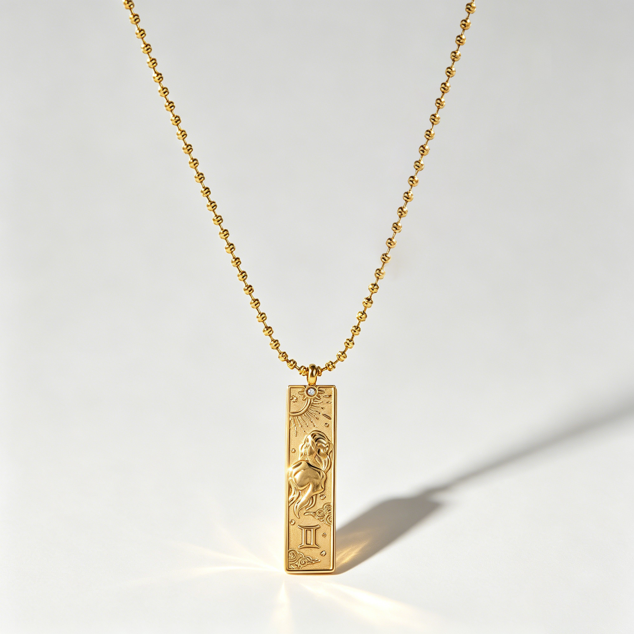 The Zodiac Arcana Tarot Necklace | 18K Gold Plated Cosmic Talisman