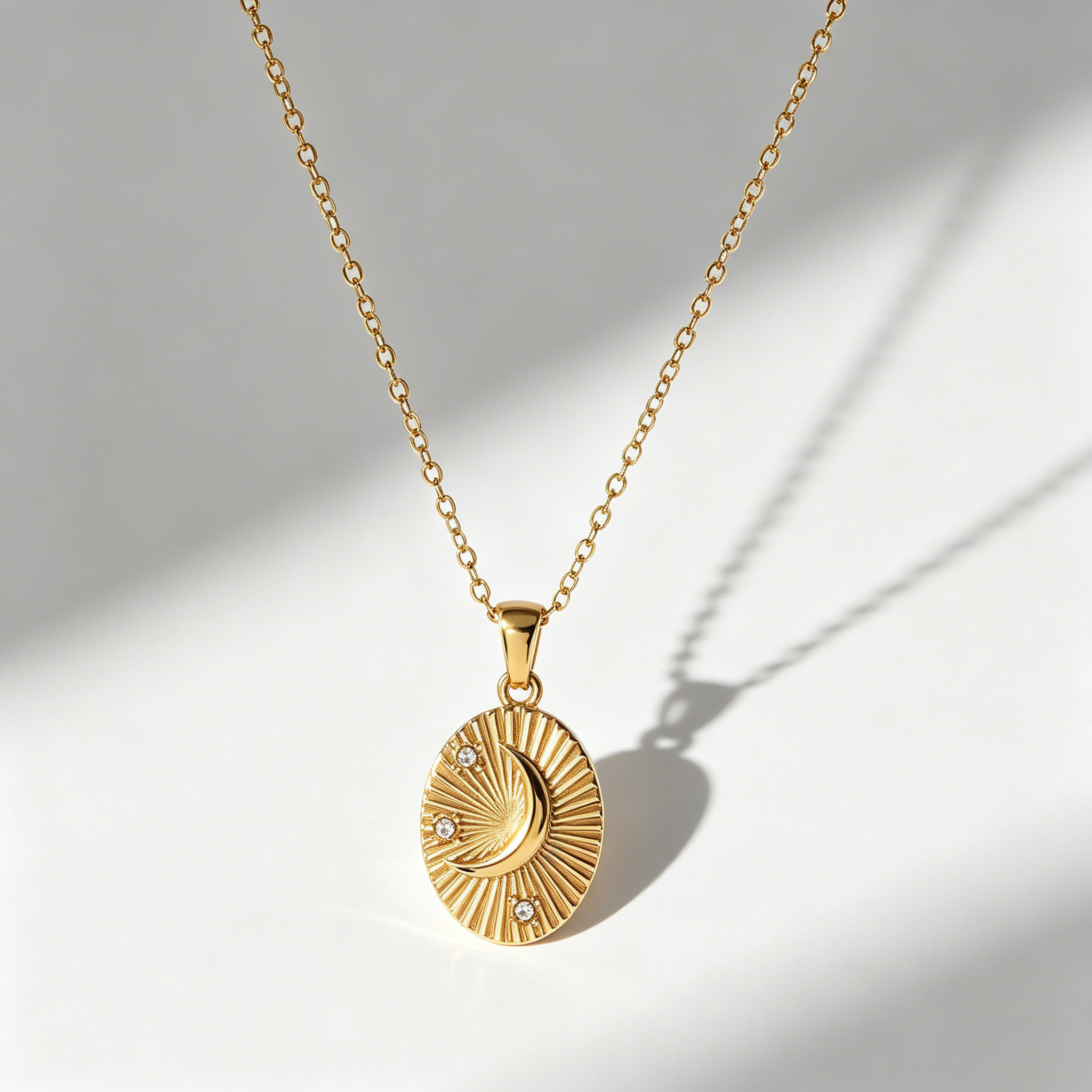 The Selene & Stella Celestial Necklace | 18K Gold Plated Colorful Cosmic Piece