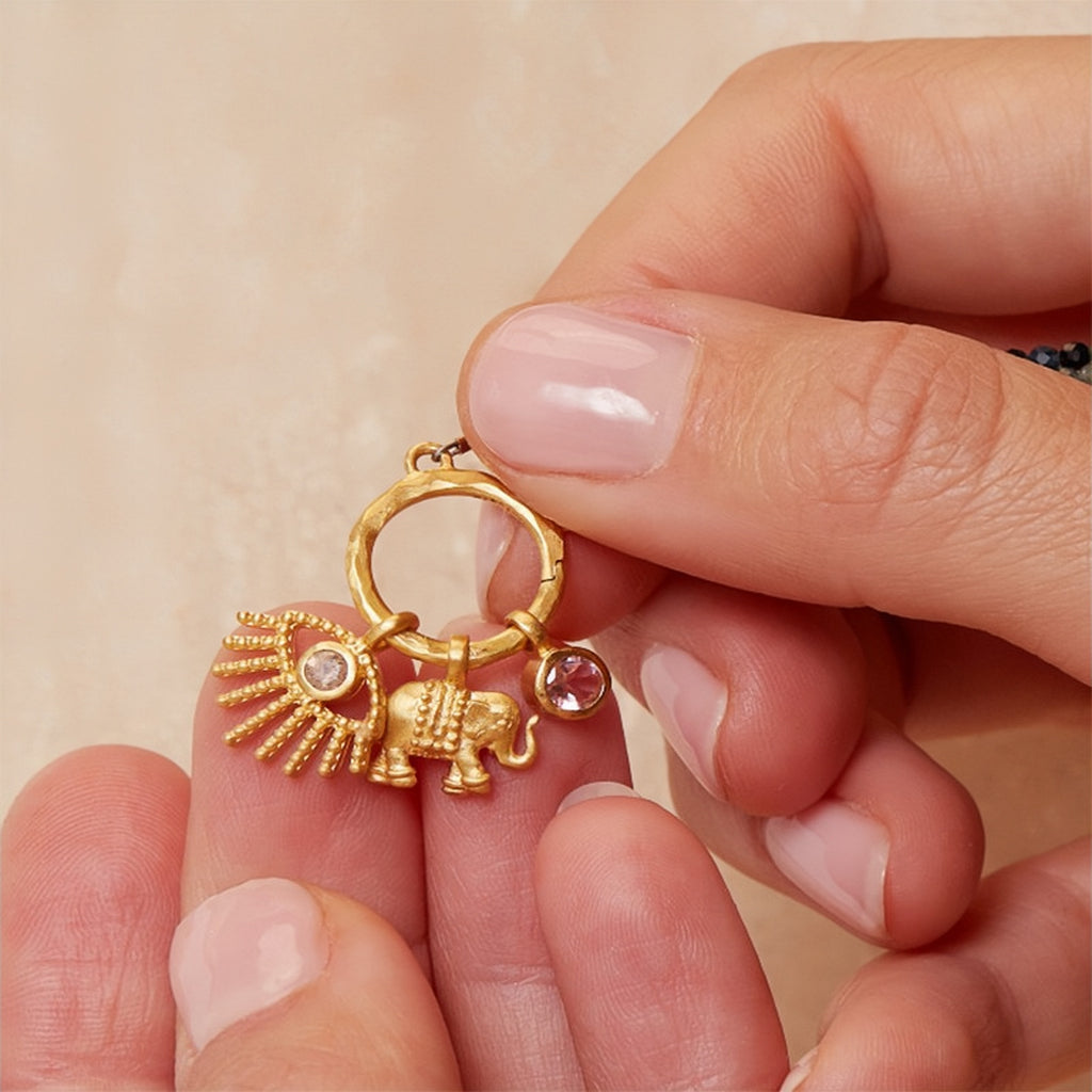 Astar Vintage Talisman Pendant Only | 18K Gold Plated PVD Waterproof DIY Charm for Living Clasp