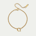 Astar Aura Spring Clasp O-Chain Bracelet | 18K Gold Plated Waterproof DIY Charm Holder Jewelry
