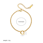 The Spring Clasp O-Chain Bracelet