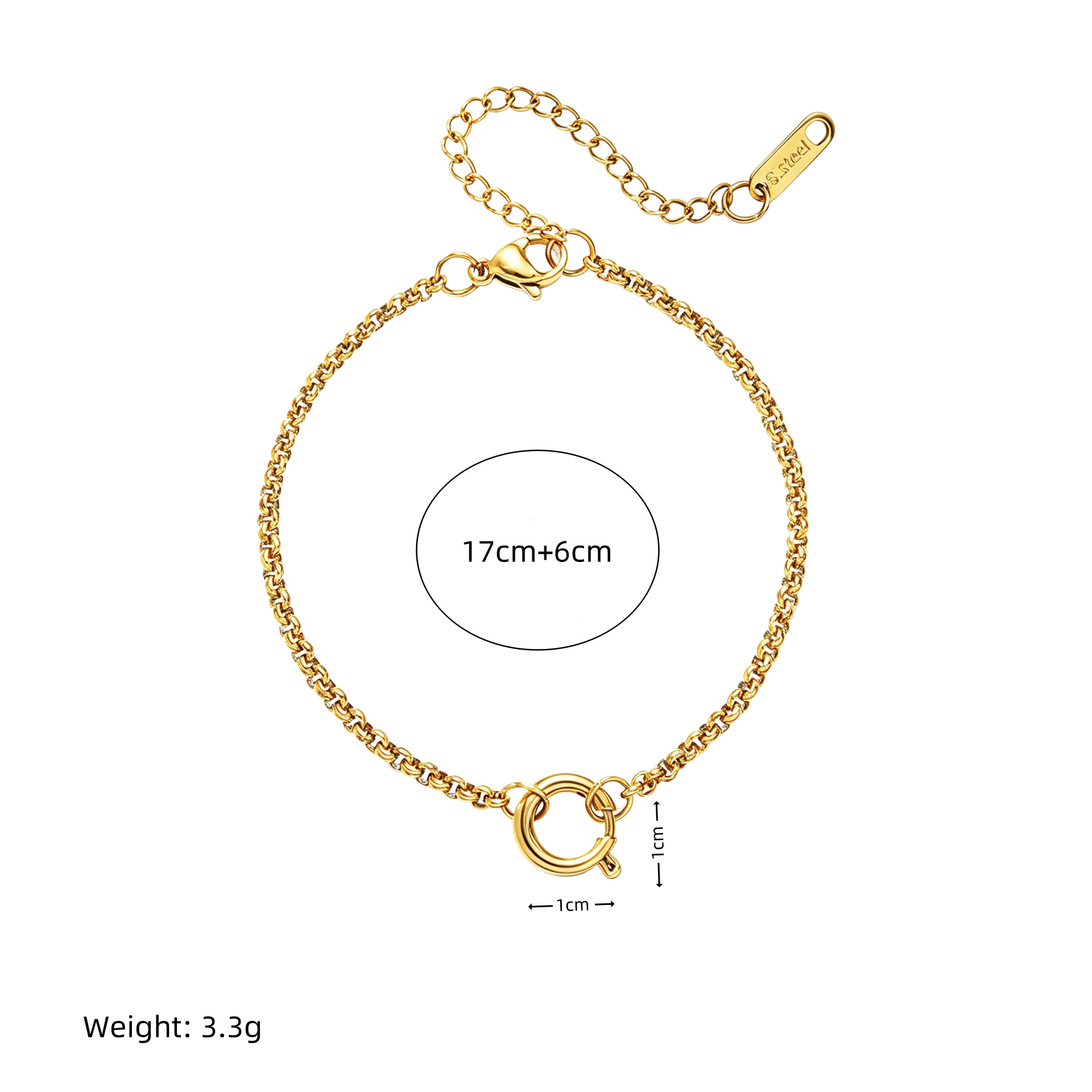 The Spring Clasp O-Chain Bracelet