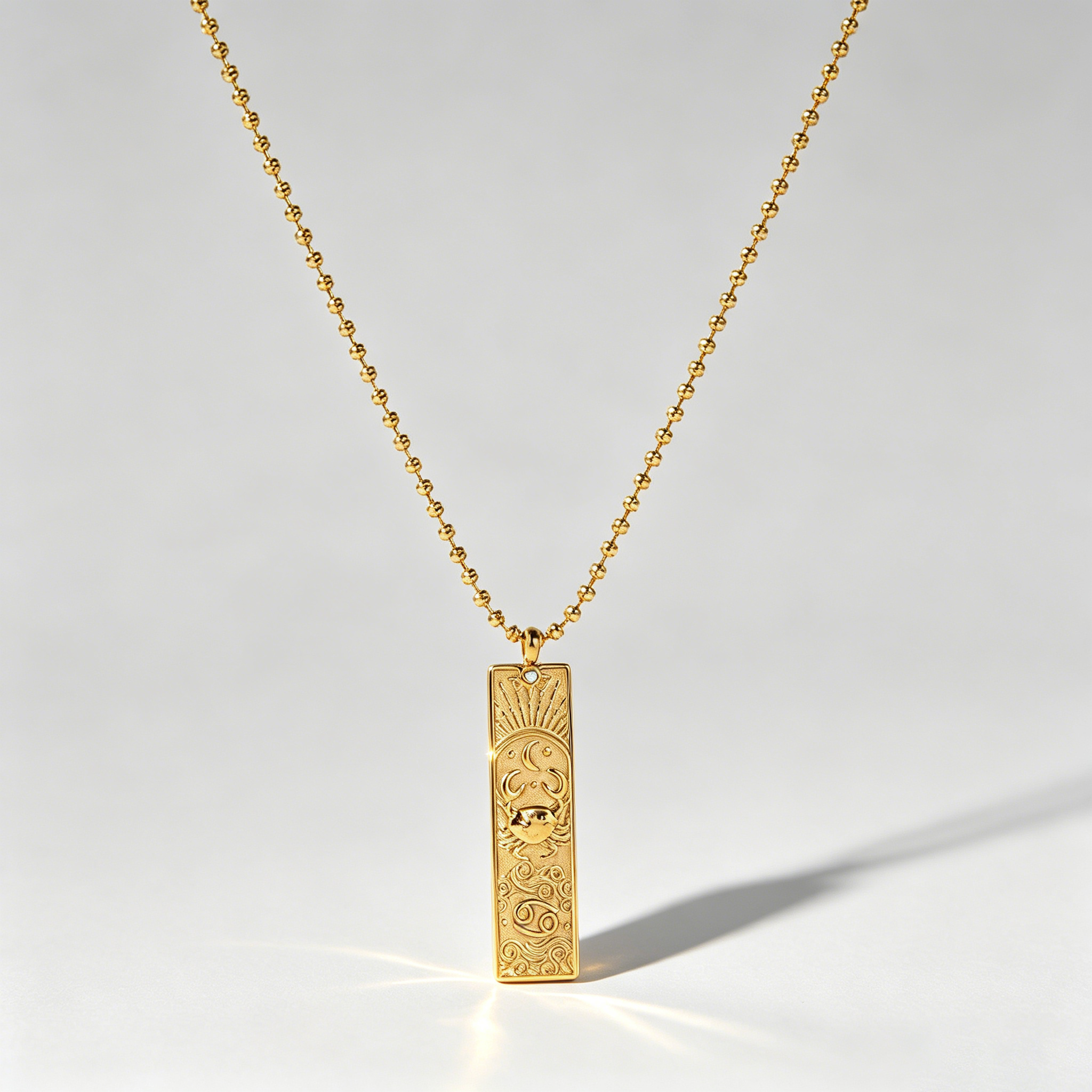 The Zodiac Arcana Tarot Necklace | 18K Gold Plated Cosmic Talisman