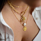 Astar Vintage Talisman Pendant Only | 18K Gold Plated PVD Waterproof DIY Charm for Living Clasp