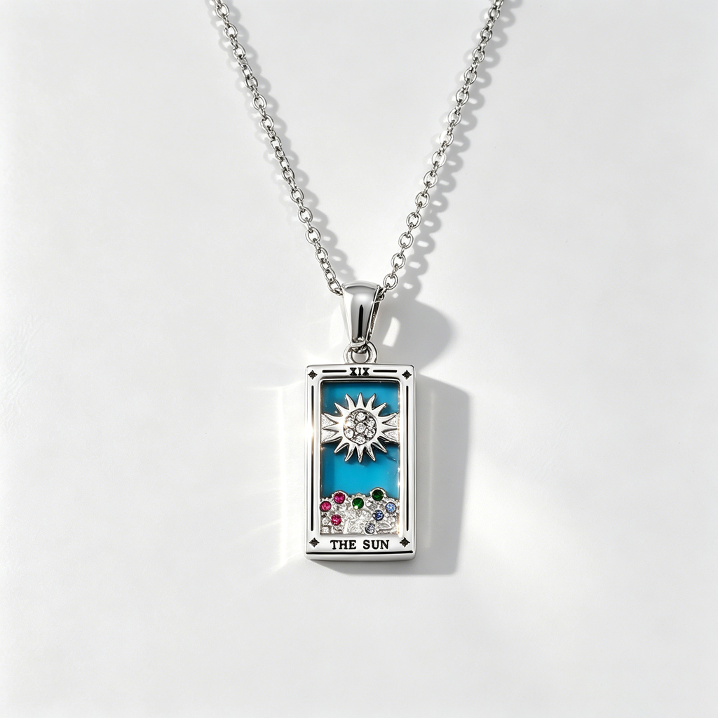The Arcana Tarot Card Necklace | Vintage 18K Gold Plated Talisman