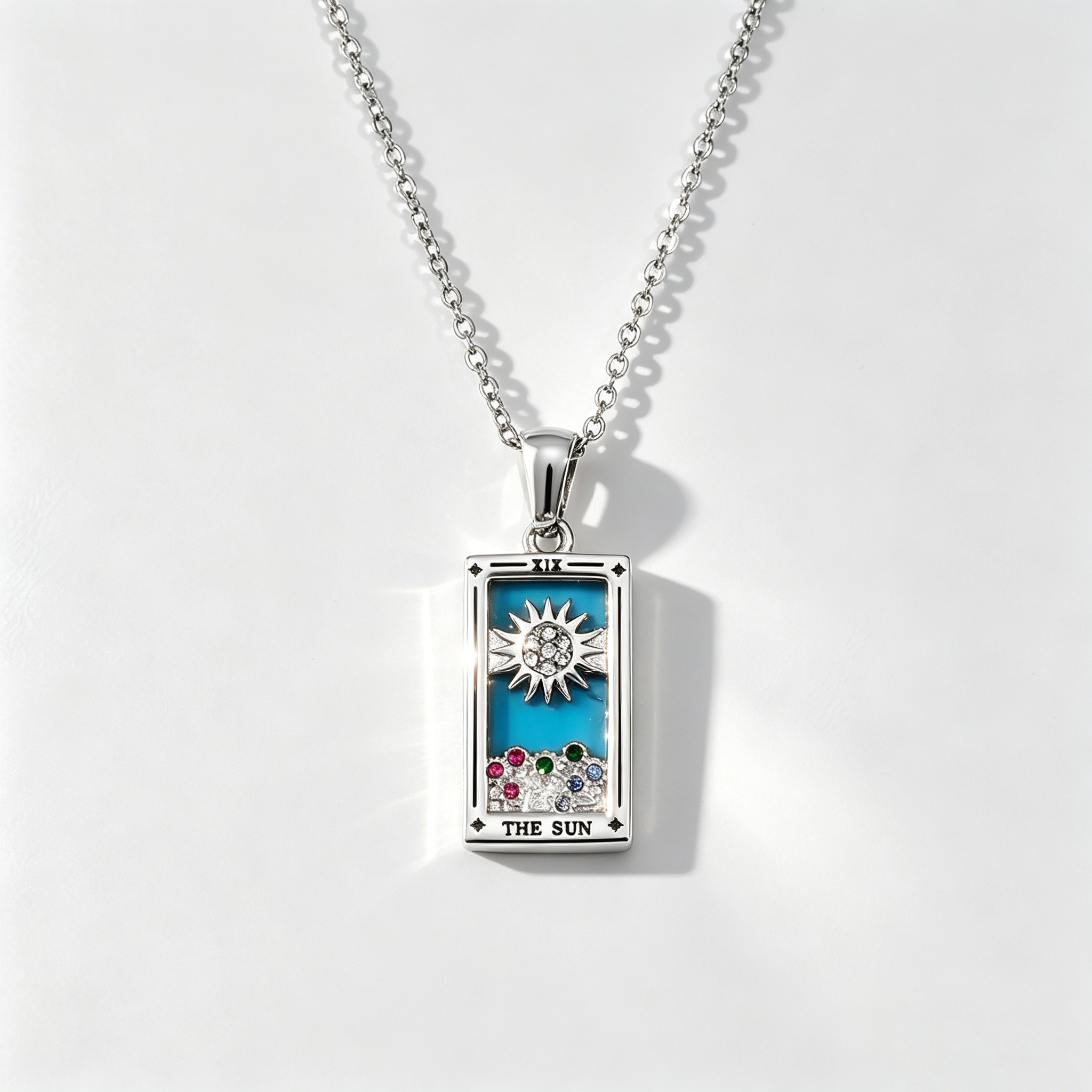 The Arcana Tarot Card Necklace | Vintage 18K Gold Plated Talisman