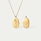 The Botanical Month Flower Pendant Necklace
