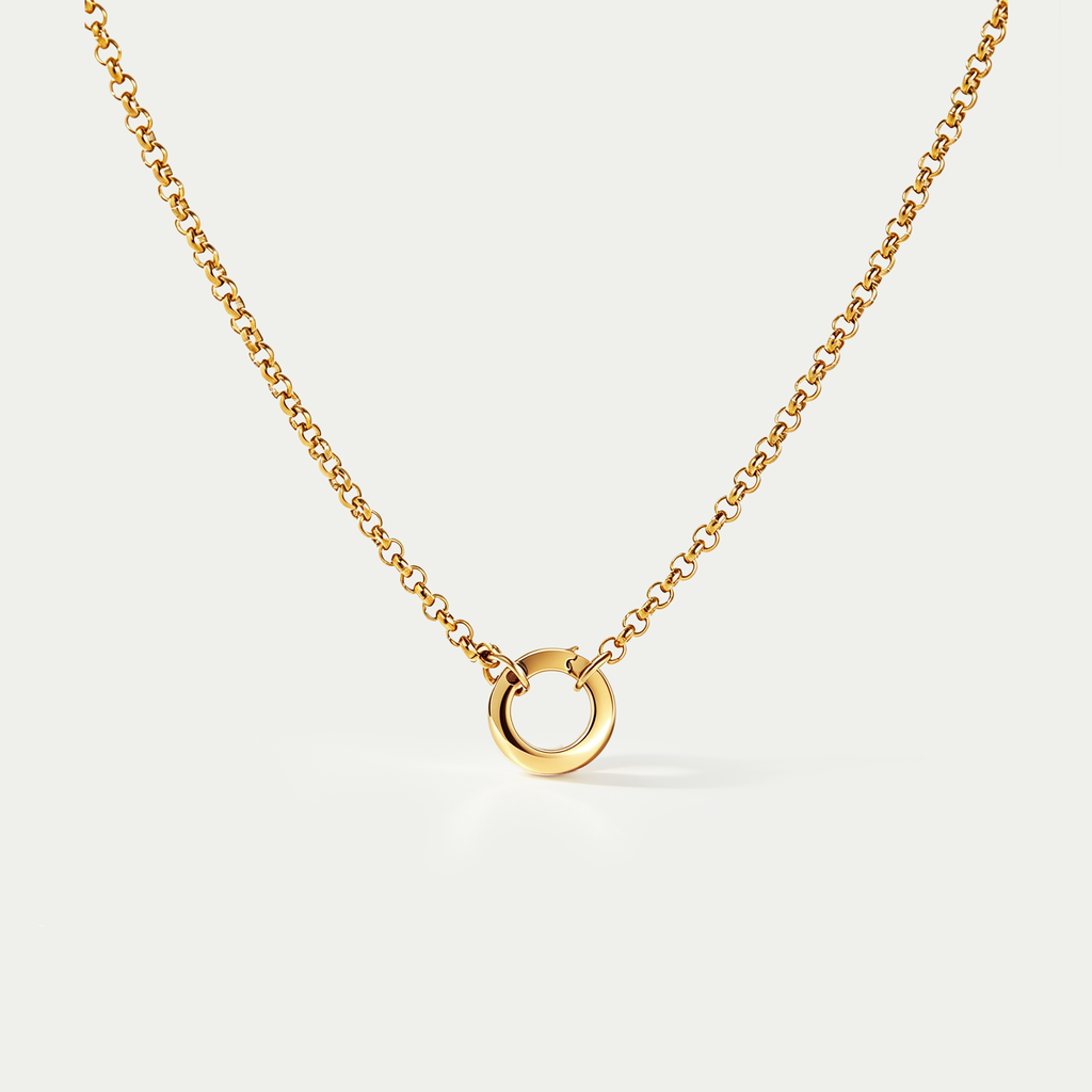 The Spring Clasp O-Pin Chain Necklace