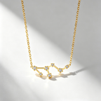 The Star-Map Constellation Necklace | 18K Gold Plated Crystal Link Piece