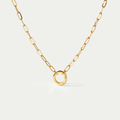 The Spring Clasp Paperclip Chain Necklace