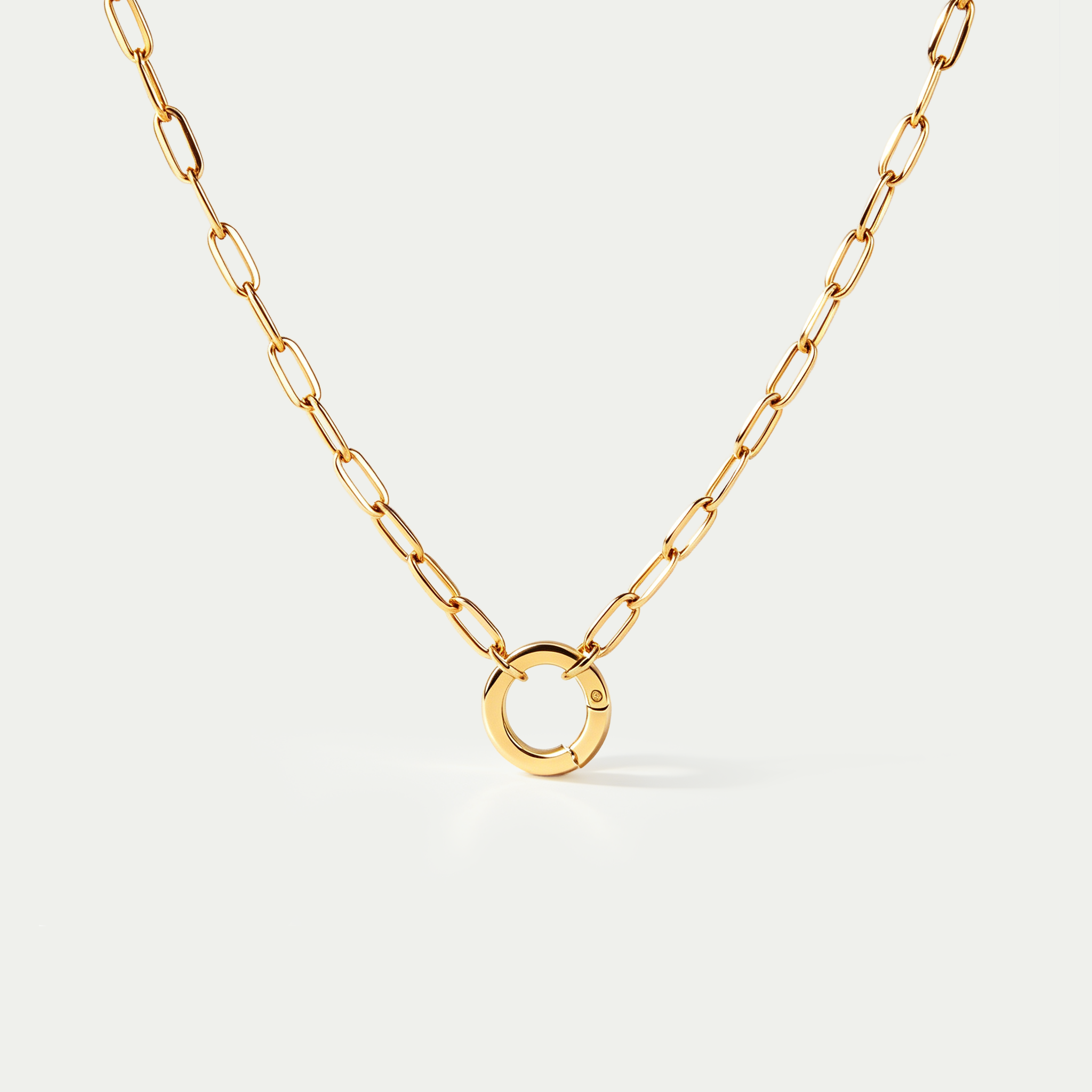 The Spring Clasp O-Pin Chain Necklace
