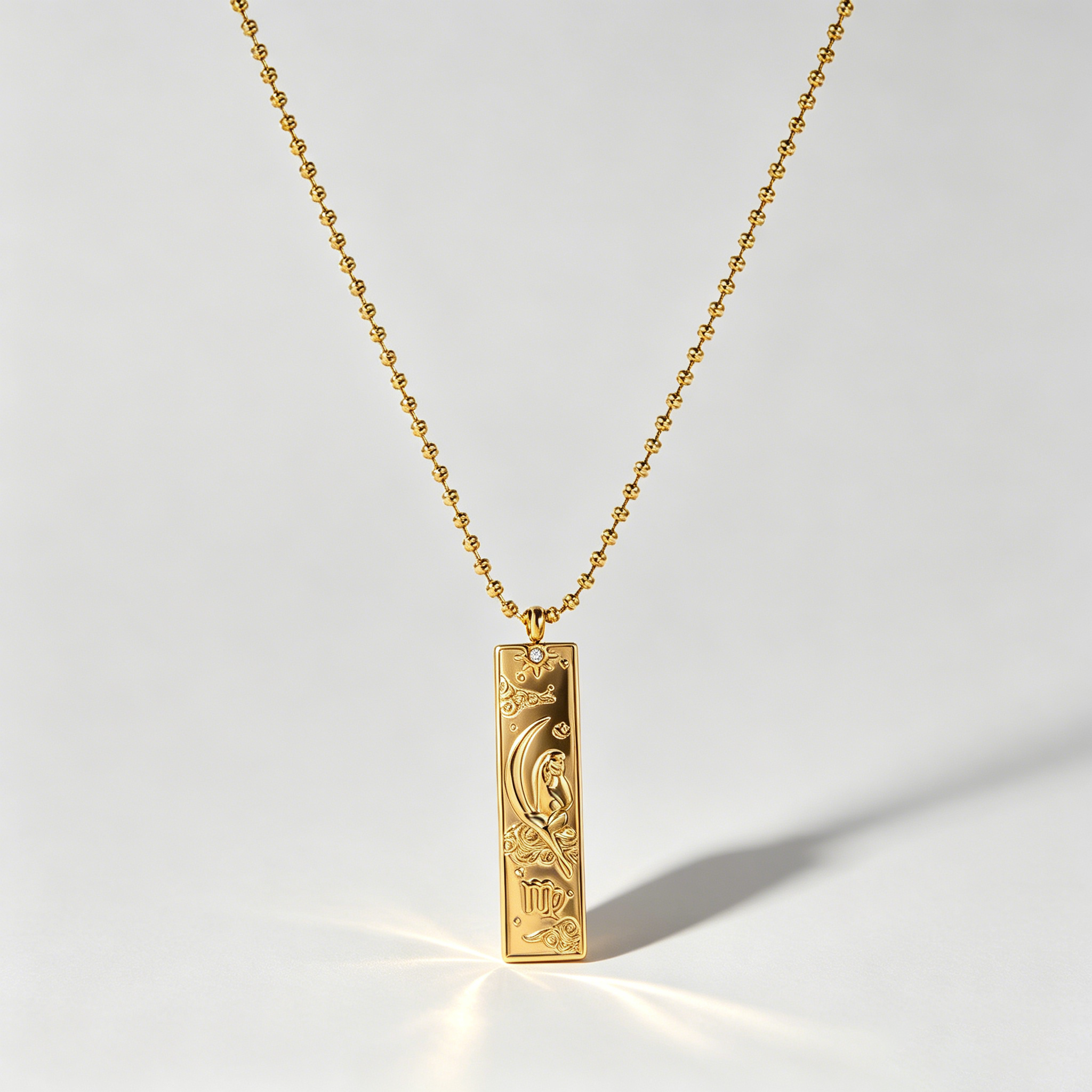 The Zodiac Arcana Tarot Necklace | 18K Gold Plated Cosmic Talisman