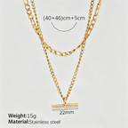 The Sovereign Toggle Chain & Earring Set