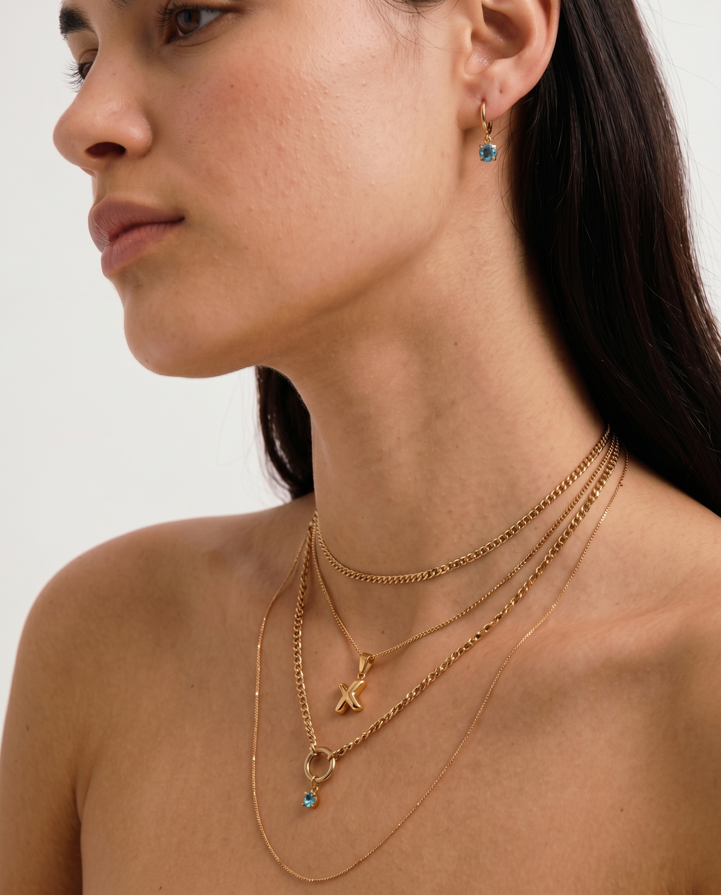 The 3D Bubble Initial Charm | High-Gloss 18K Gold Plated Letter