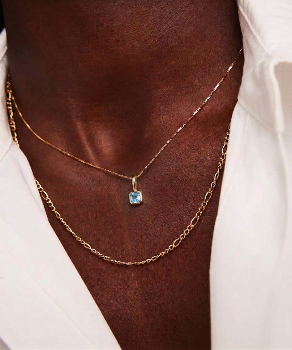The Solaris Square Birthstone Charm