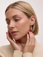 The Luminary Linear Crystal Droplet Earrings