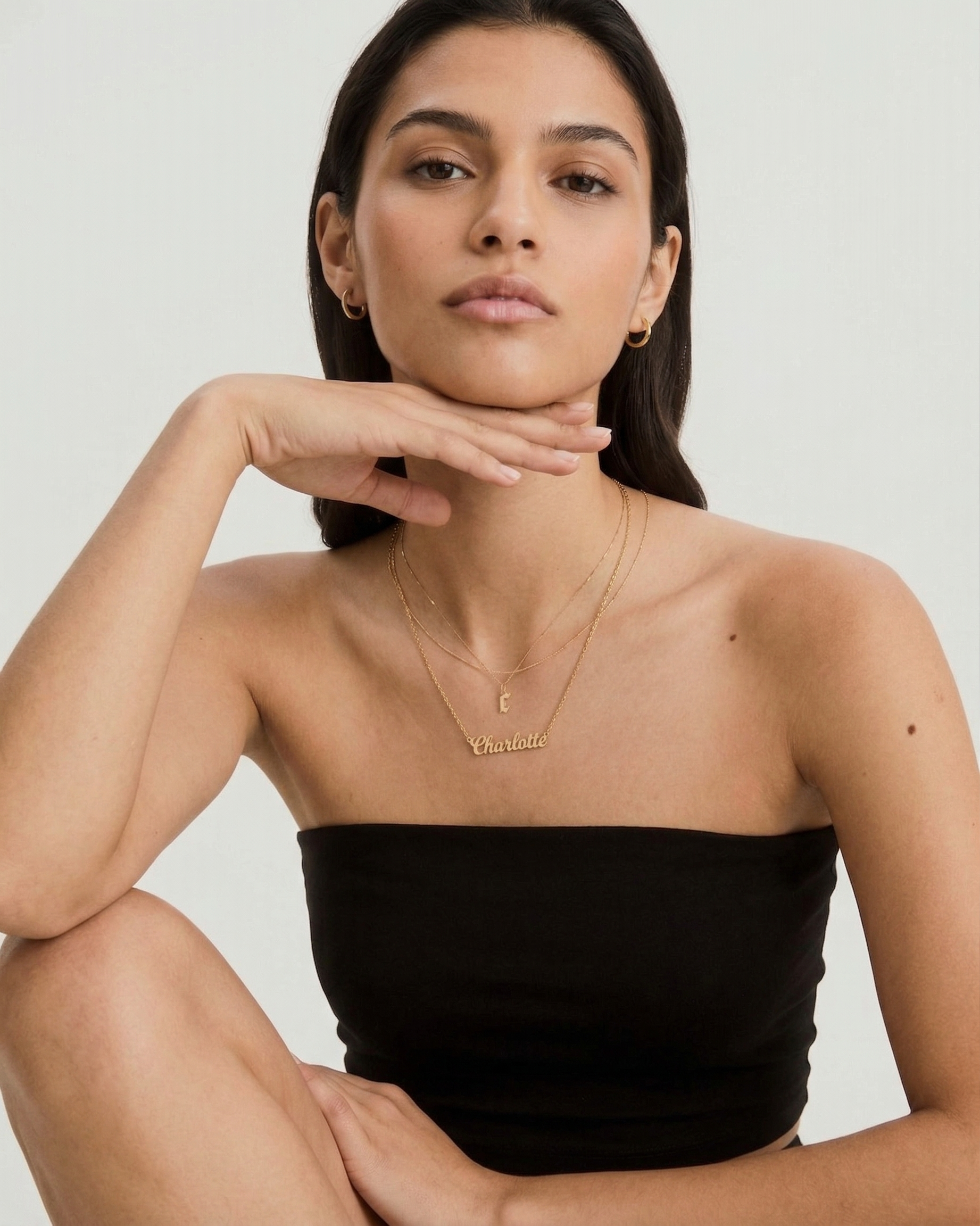 The Signature Name Necklace | 18K Gold Plated Bespoke Font Jewelry