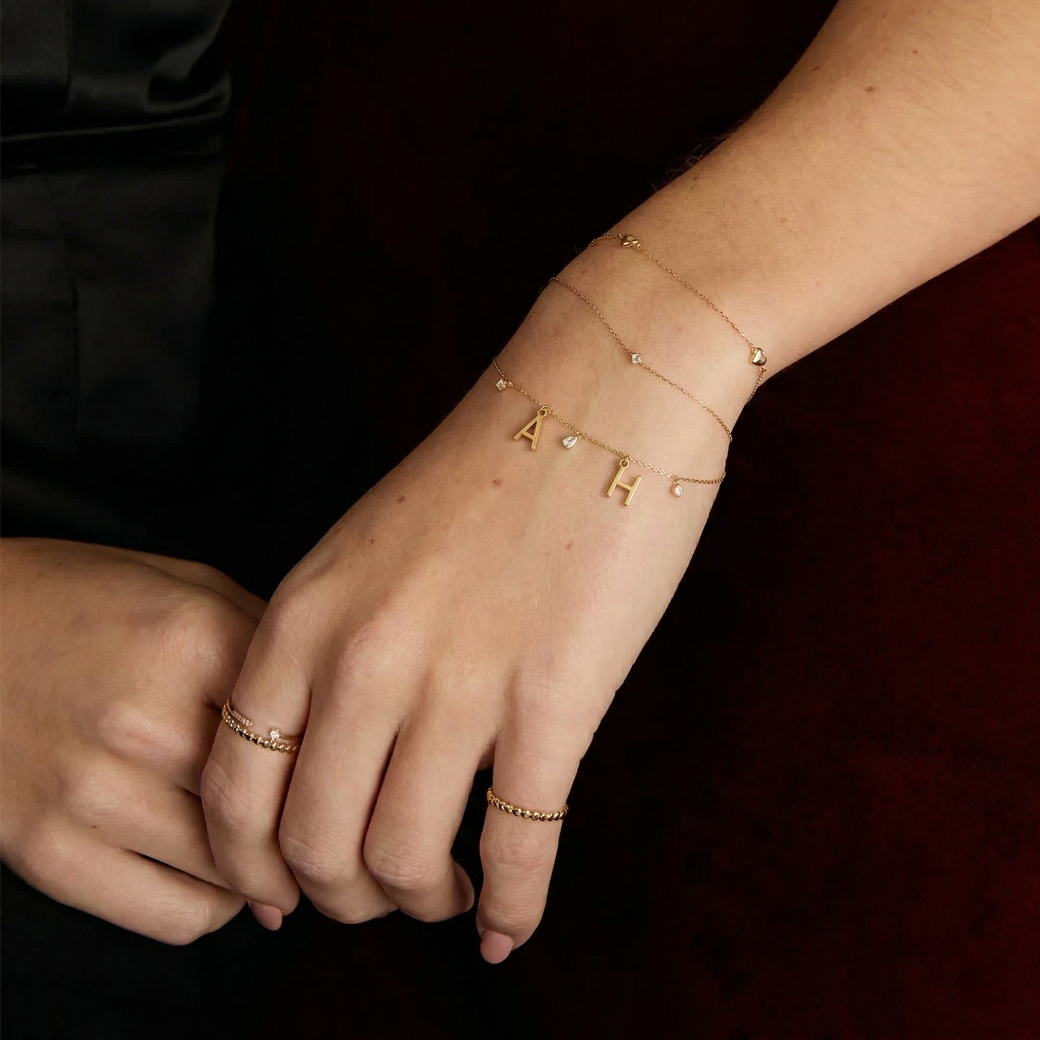 The Minimalist Initial Charm | 18K Gold & Silver Identity Atelier Piece